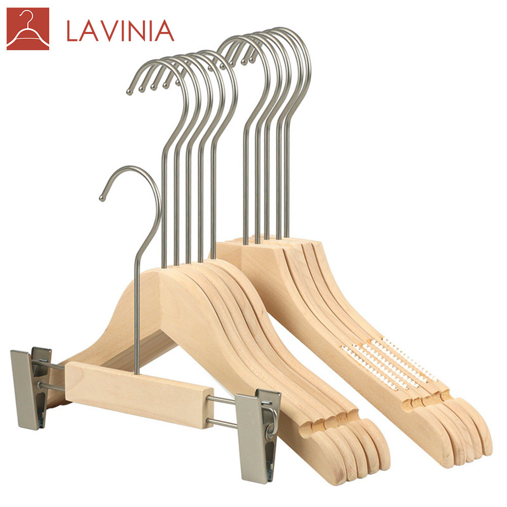 Best selling jacket laundry racks coat hanger and custom mini wooden suit clothe hanger  kayu