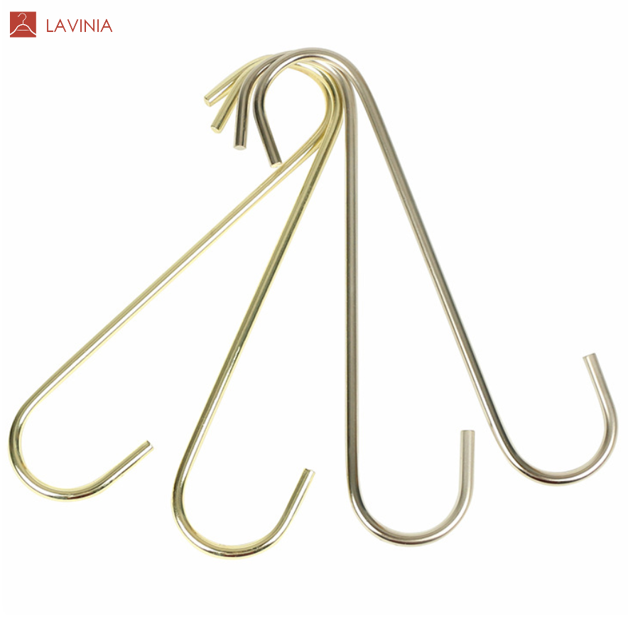 Lavinia Long Metal Wire S Type Hanger Hooks S Shaped Hooks S Hooks