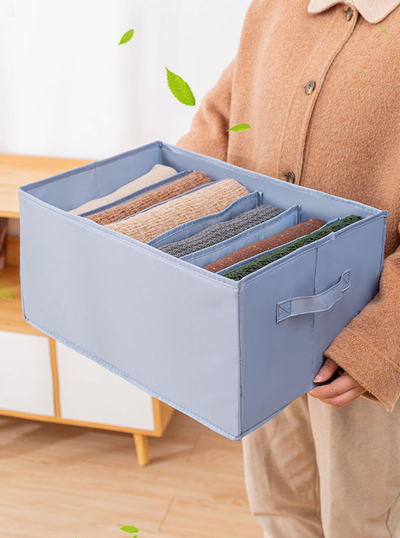 Fabric Foldable Closet Organizers Sock Underwear Organizer Drawer Storage Box Closet Storage