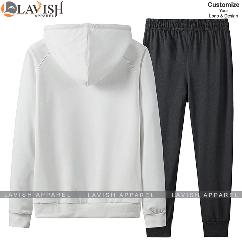 Oversized Blank jogging suits wholesale men sport sets pullover hoodies and jogger sports tracksuit by lavish apparel