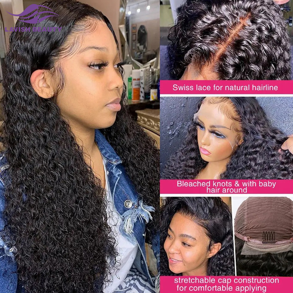 Glueless Full Hd Lace Wigs Women Kinky Curly Lace Front Wigs Human Hair Hd Lace Frontal Wigs for Black Raw Brazilian Long Large