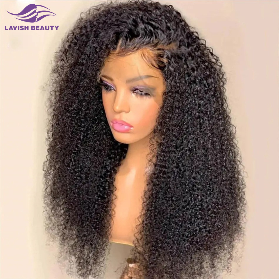 Glueless Full Hd Lace Wigs Women Kinky Curly Lace Front Wigs Human Hair Hd Lace Frontal Wigs for Black Raw Brazilian Long Large