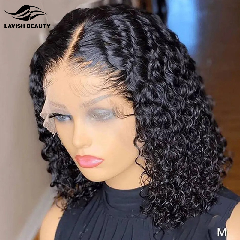 Human Hair Frontal Wig Transparent Lace Virgin Kinky Curly Lavishbeauty Wholesale Raw Indian Natural Hd Full Lace Brazilian Hair