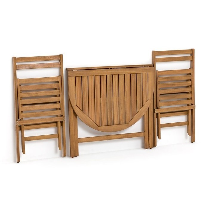 Table and 2 Chair Acacia Balcony Set - BSCI FACTORY Viet Nam