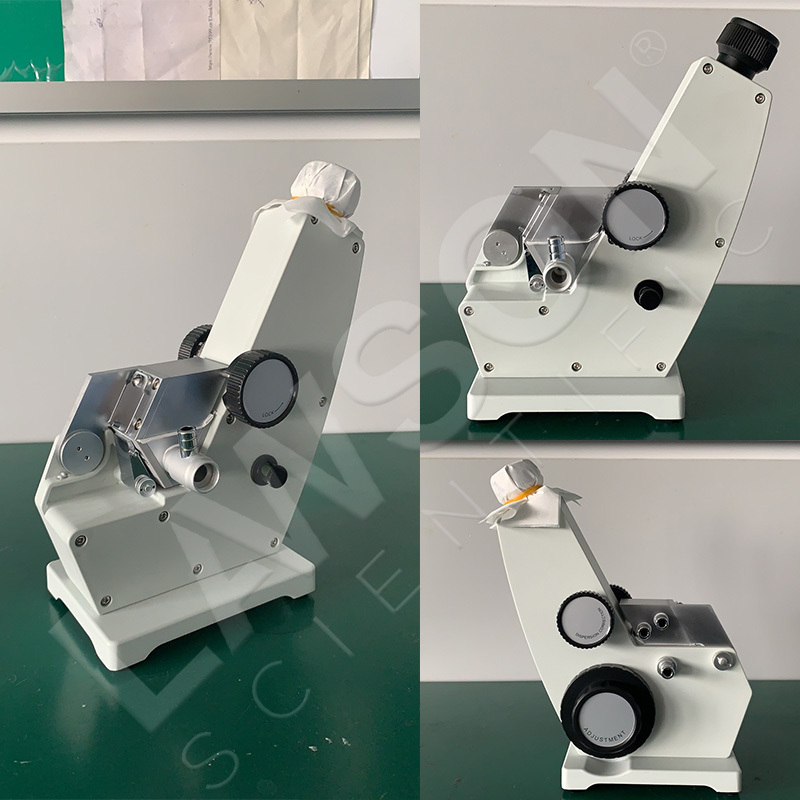 Abbe refractometer laboratory sugar concentration brix meter monocular 2WAJ