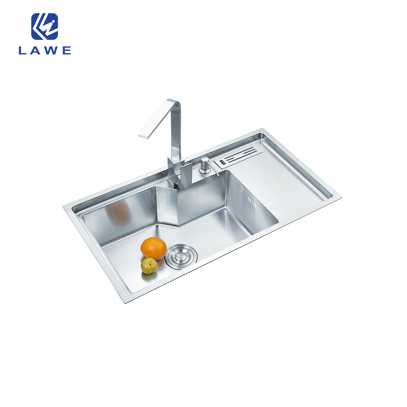 210 MM Thickness Kitchen Stainless Steel Sink Aluminum Smart Kitchen Silver Rectangular Sink