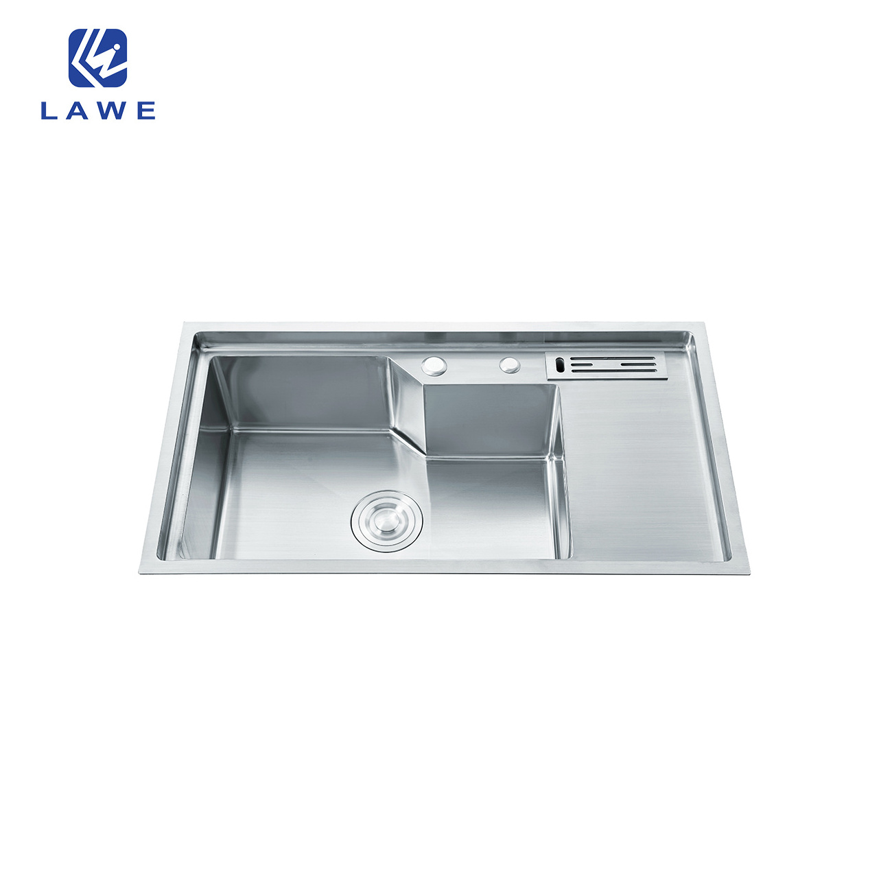 210 MM Thickness Kitchen Stainless Steel Sink Aluminum Smart Kitchen Silver Rectangular Sink