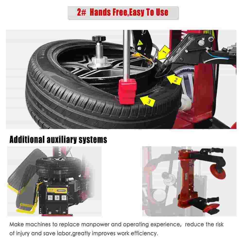 Fully Automatic Touchless Tire Changers/Tire Change Machine for Tire Dealer with Tilt Arm Helper X618