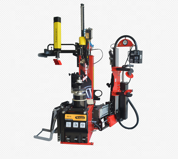 Intelligent and Touchless tire changer for Tire Service with Tire Lifter