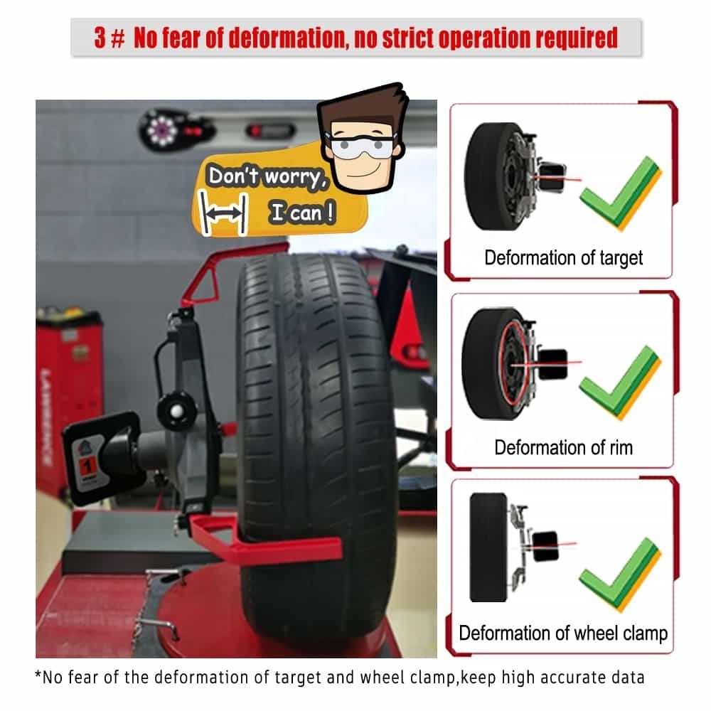 Workshop Tyre Shop Equipment and Tools 3D alignment 6.4M Sony Camera Tire Changers and Wheel Balance Combo