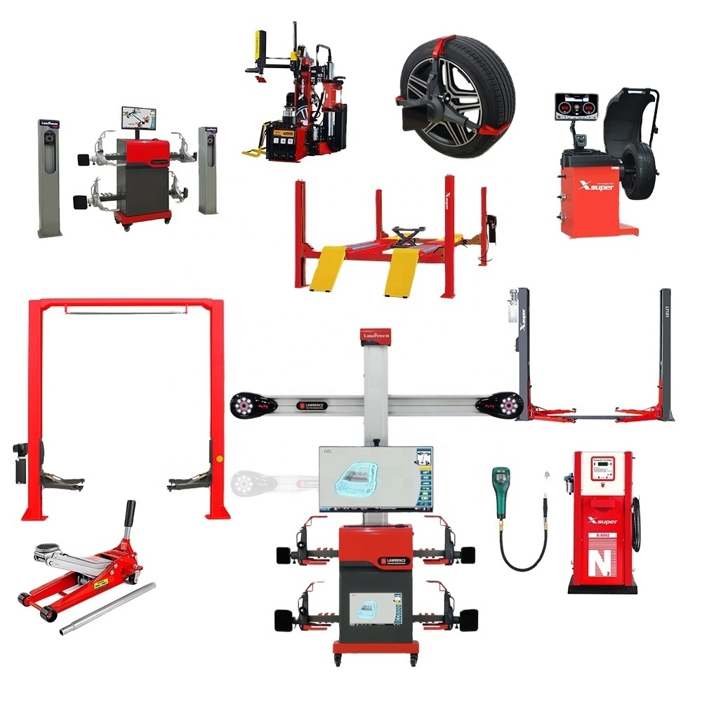 Workshop Tyre Shop Equipment and Tools 3D alignment 6.4M Sony Camera Tire Changers and Wheel Balance Combo