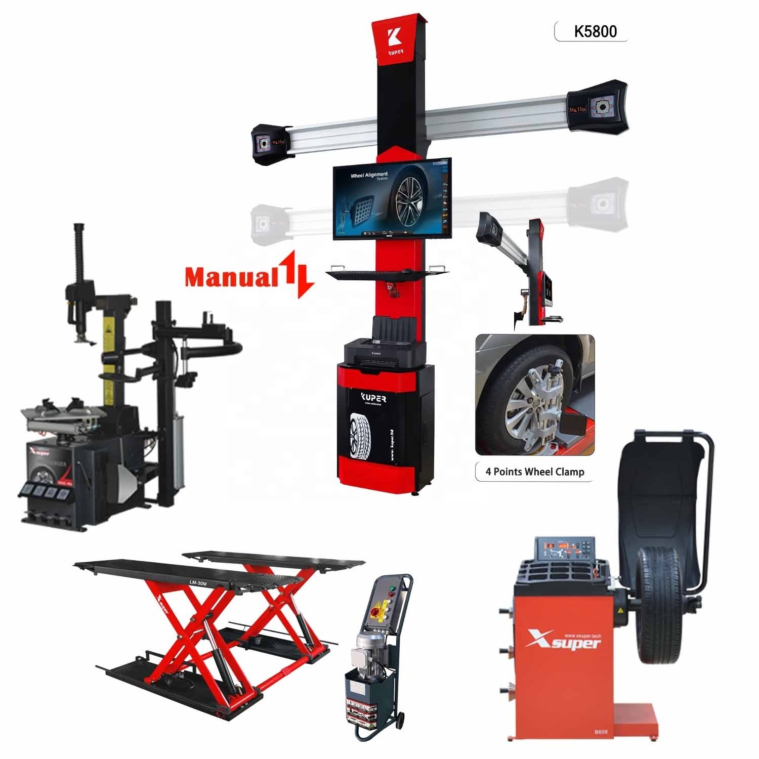 X-super  hot sale and Top Auto Wheel balancer & Tire changer