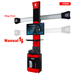 Manual and high quality  workshop machine 3d wheel aligner for car  with CE&ISO