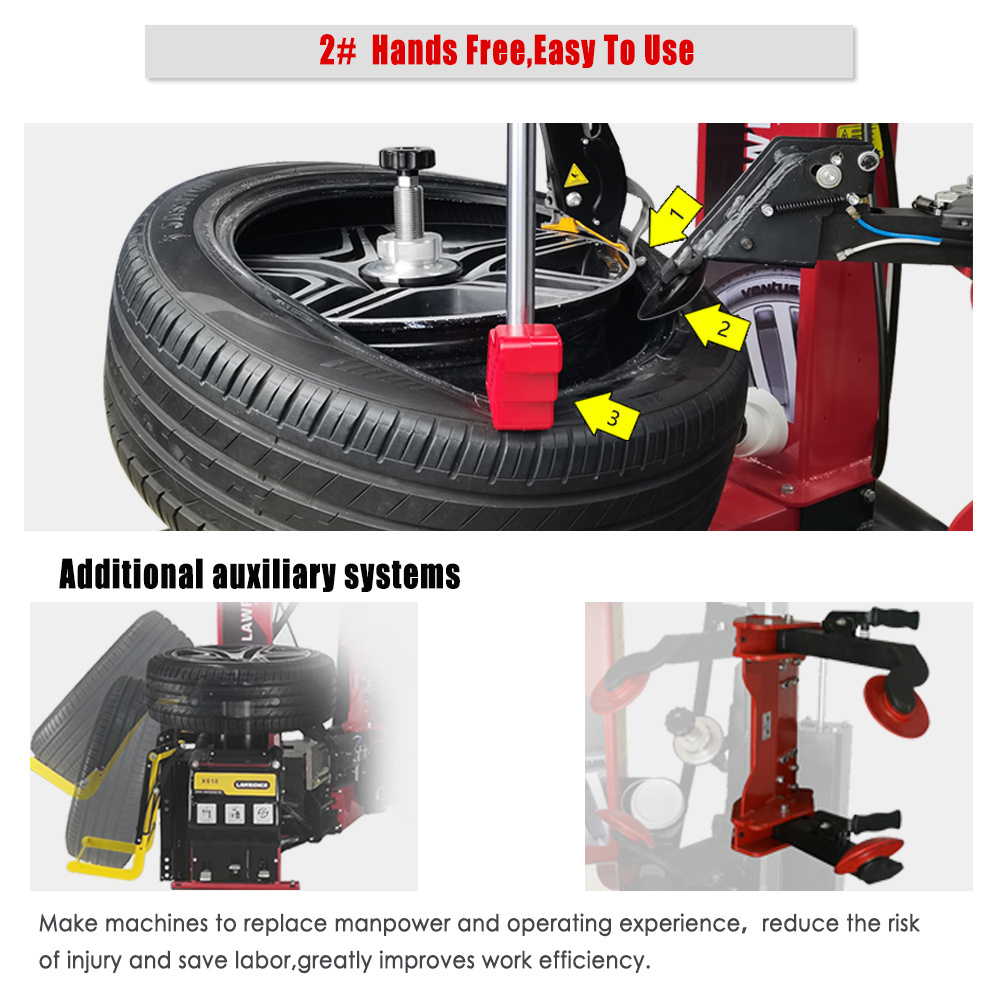 High Quality  automatic tire changer touchless center clamp tire  changer for Luxury Wheels with Robot Control