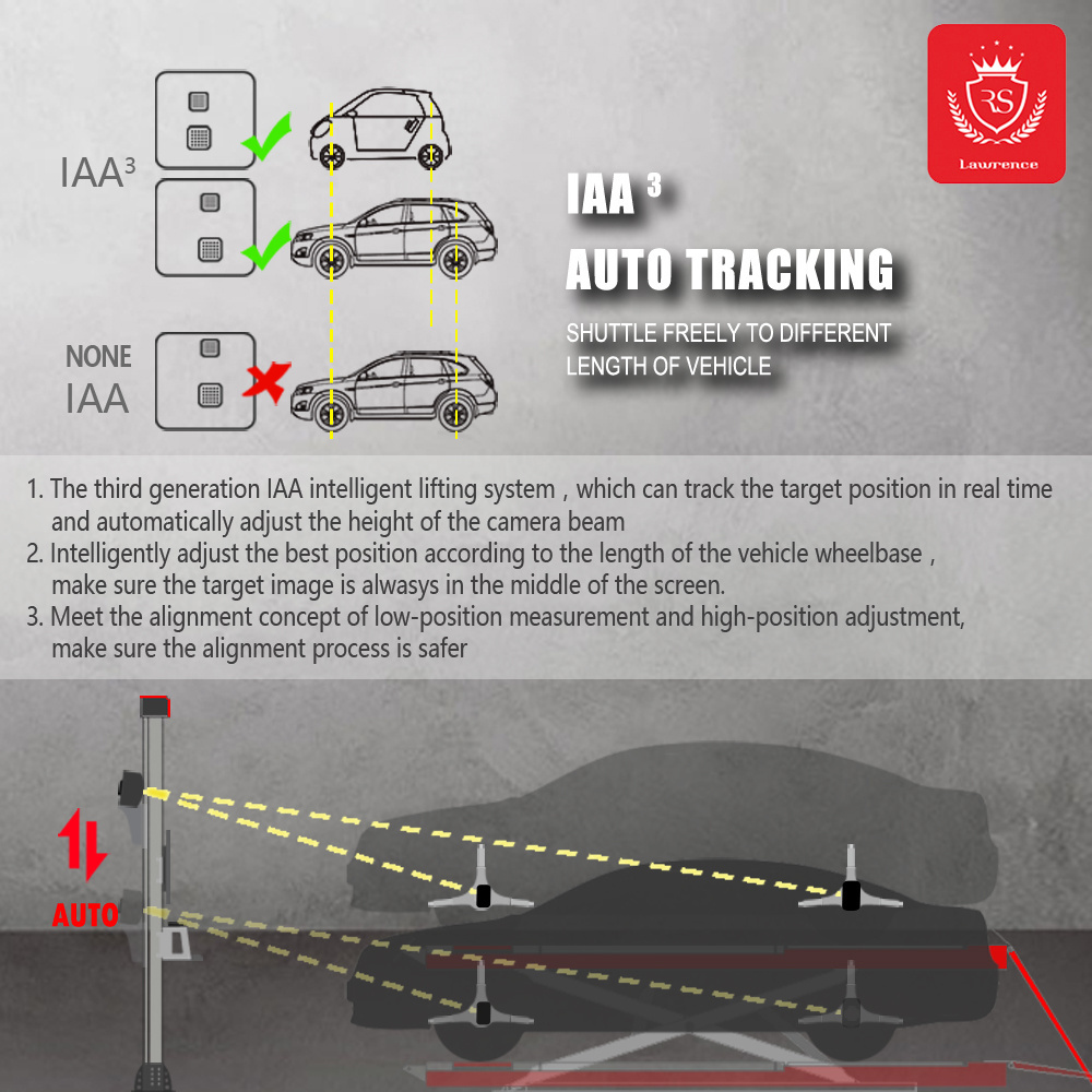 Exquisite latest car database 3D wheel alignment car tire alignment four wheel aligner for all model vehicle