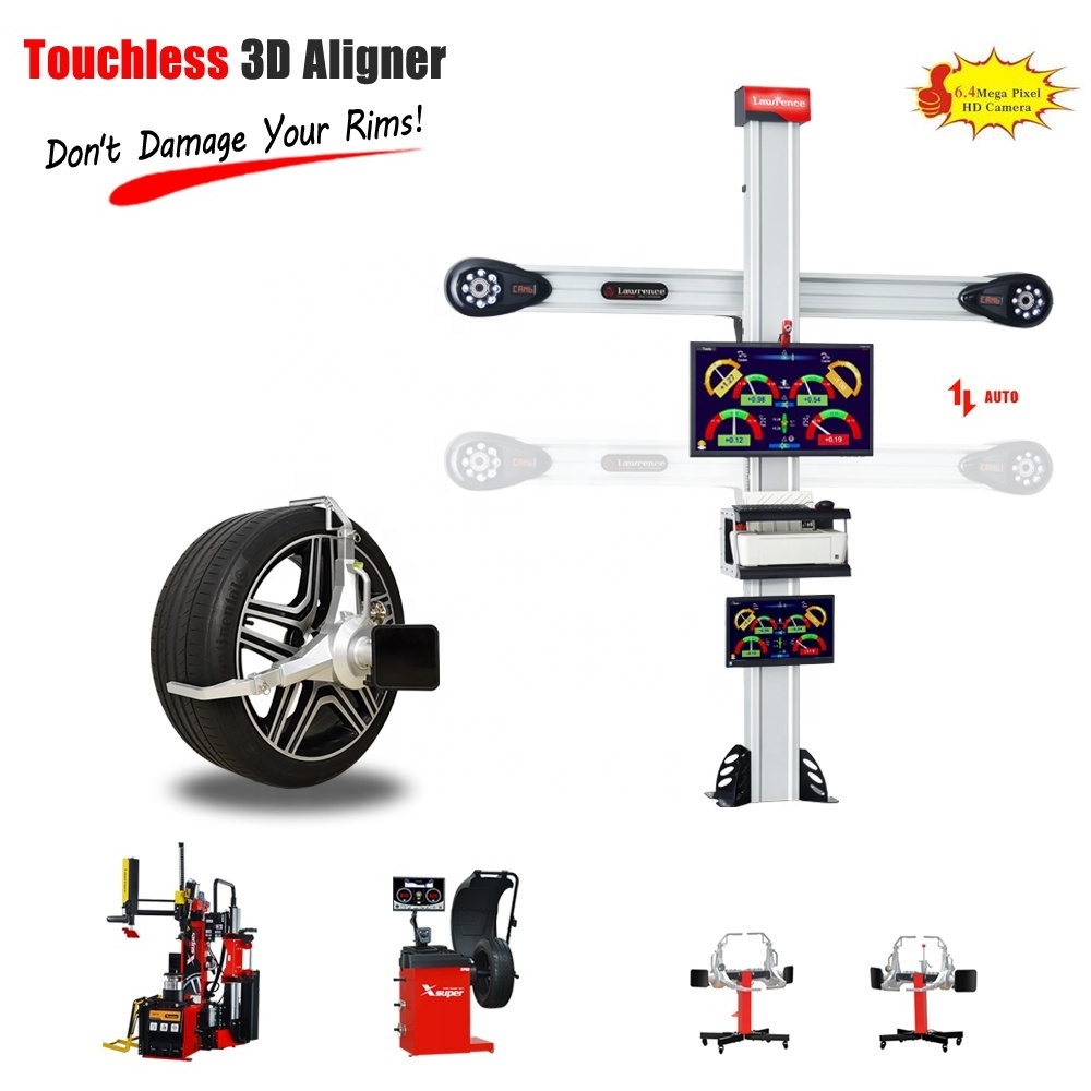 Exquisite latest car database 3D wheel alignment car tire alignment four wheel aligner for all model vehicle