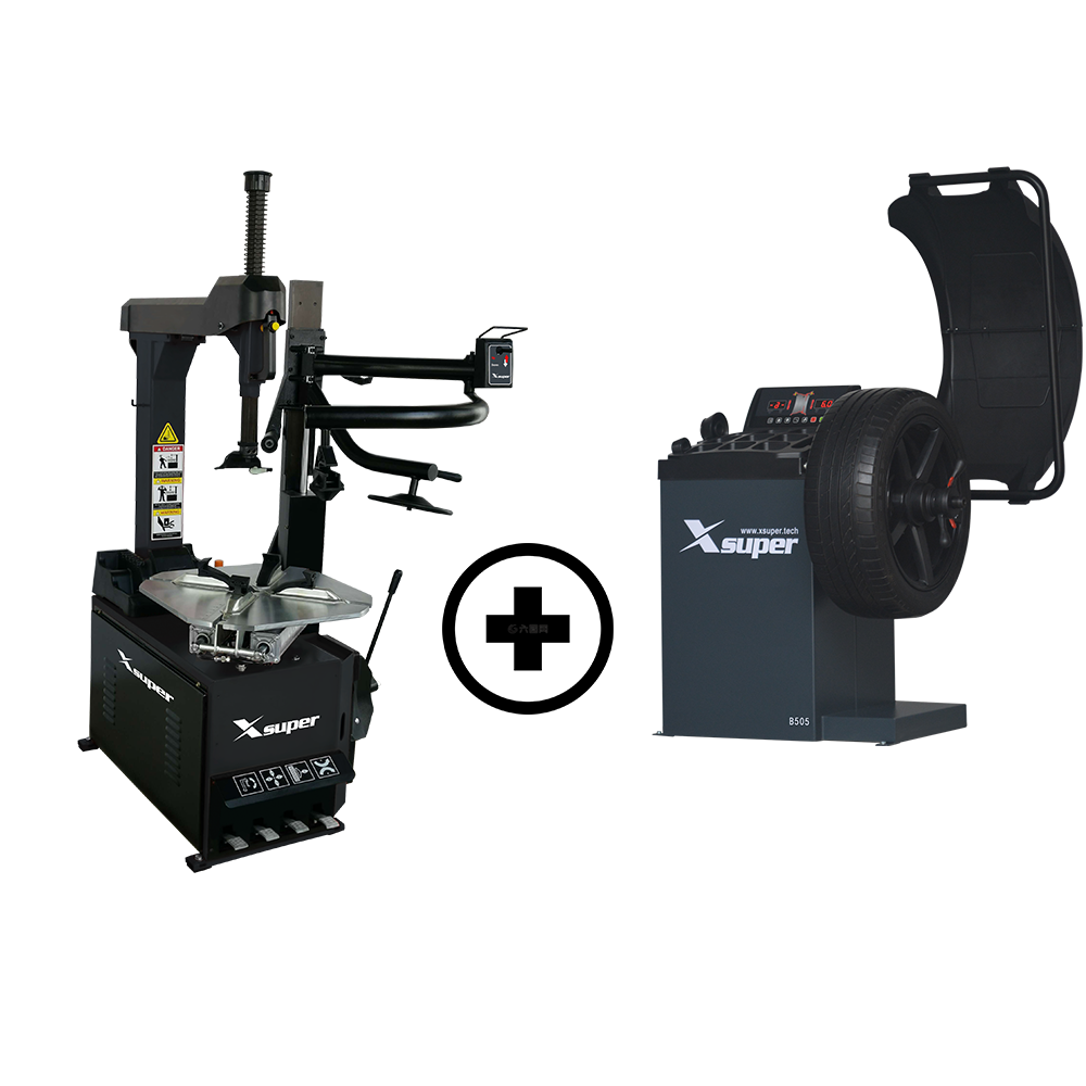 Easy operation Combo Car Balancer and Tire Changer for garage