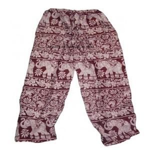 New Popular Ladies Fashion Rayon Elephant Printed Pajamas/Pants For Summer Wholesale From India