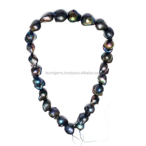 High Quality Gray Gourd Baroque Edison Fresh Water Pearl