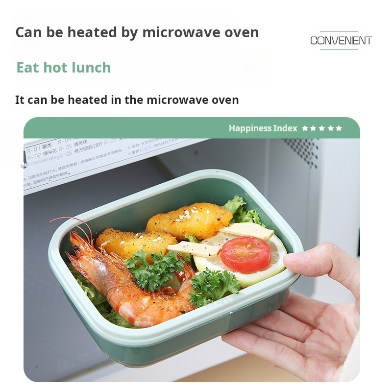 0.4L+0.8L+1.4L+2.3L Plastic Food Grade Airtight Box Set with Lock 4 pcs Rectangle Seal Container Fresh Keeping Box