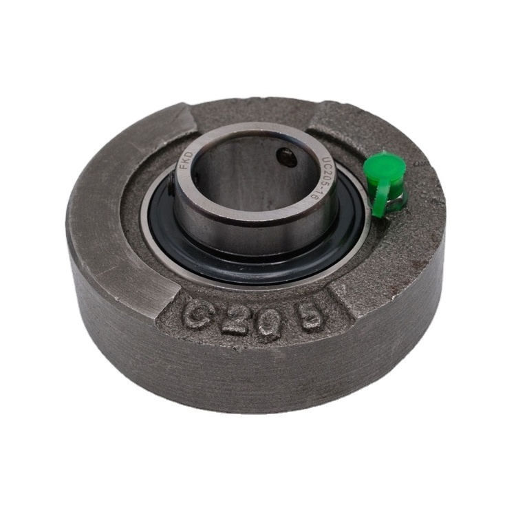 17mm Wide Set Screw Round Cartridge Iron Housing UC203 Set-Screw Lock UCC203 Pillow Block bearing