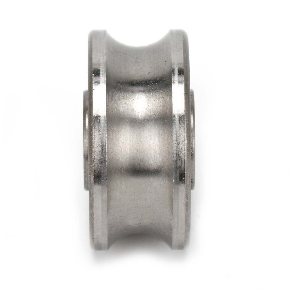 V624Zz V groove steel Pulley guide roller wheel ball bearing with V-shaped slot 4*13*6mm(4.8*1.8)