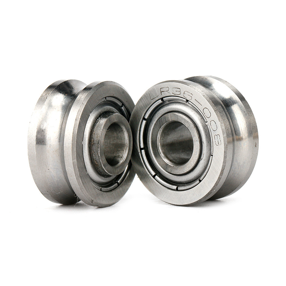 V624Zz V groove steel Pulley guide roller wheel ball bearing with V-shaped slot 4*13*6mm(4.8*1.8)