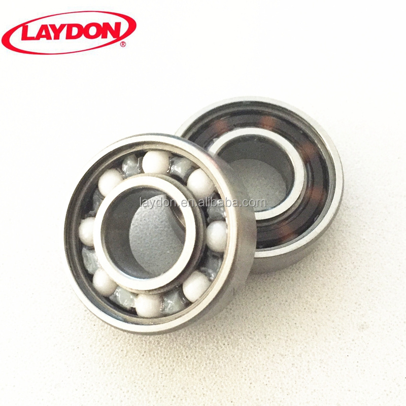 hybrid ceramic bearings bycyle motor bearing 6204 2RS CB ABEC5 20*47*14mm