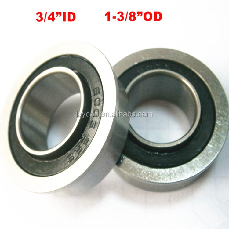 19.05mm Lawn Mower Wheel Bearing 3/4 Inch bore Inside Diameter Flanged Bearing