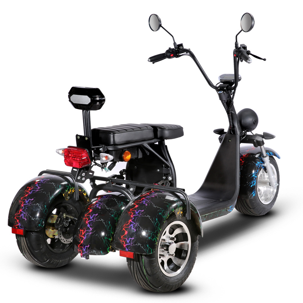 New Powerfully Cheap Mobility Trikes 1500w 3 Wheel Electric Scooters with EEC