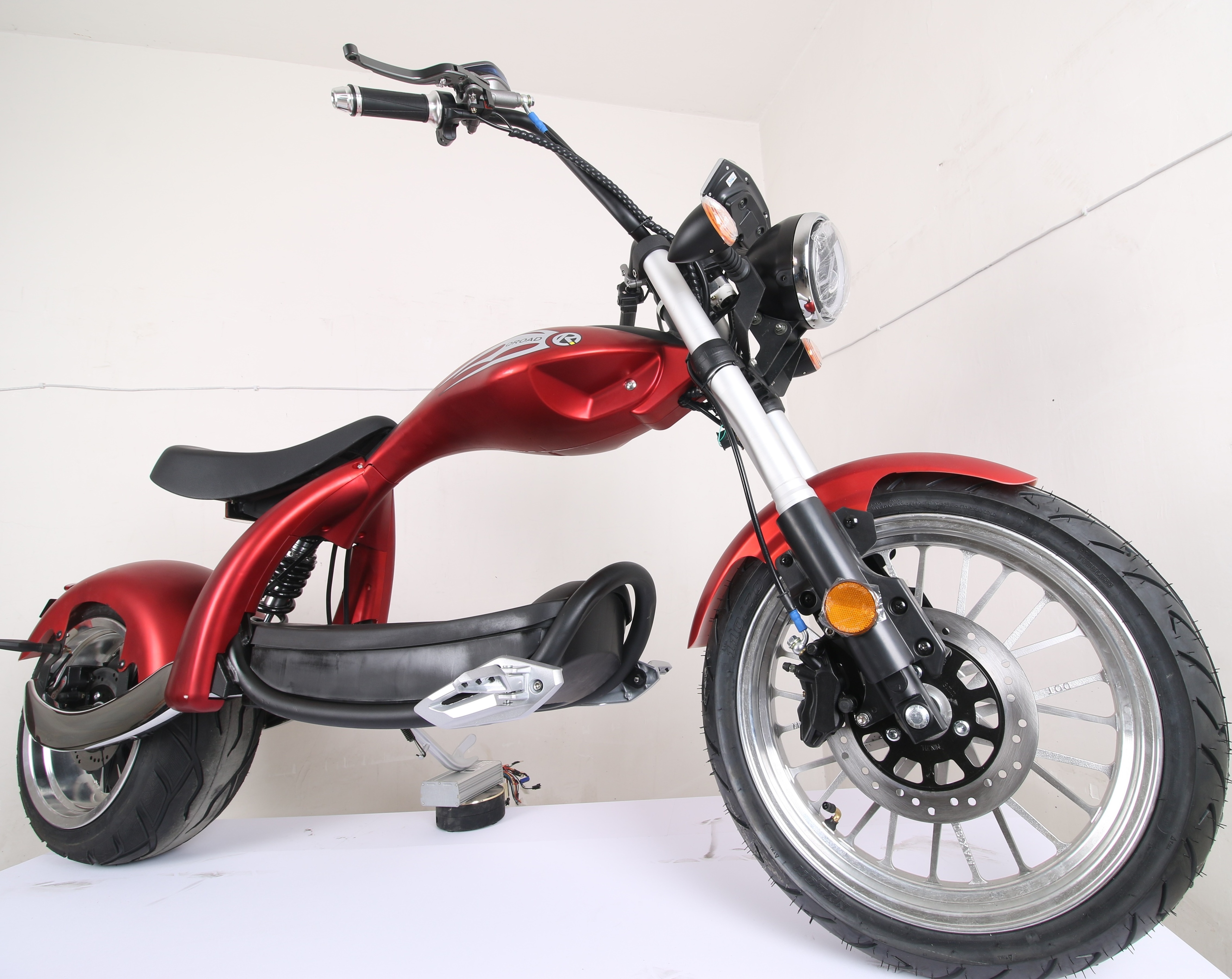 Eu Warehouse Korea Adult Citycoco 60V 12AH Lithium Battery Fat Tire Electric Scooters For Sale