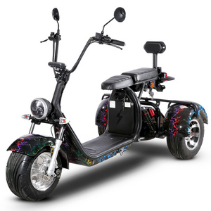 New Powerfully Cheap Mobility Trikes 1500w 3 Wheel Electric Scooters with EEC