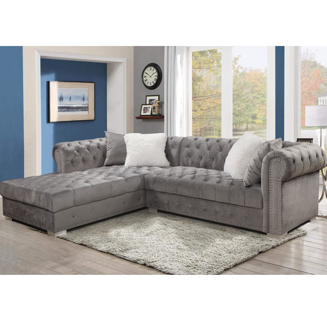 wholesale Sectional couch l shaped living room sofas fabric corner sofa set  furniture sofas sectionals