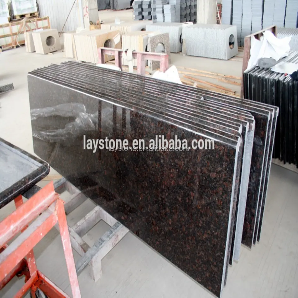 Natural stone Brown kitchen granite countertops 3 cm kitchen countertops bathroom vanity top