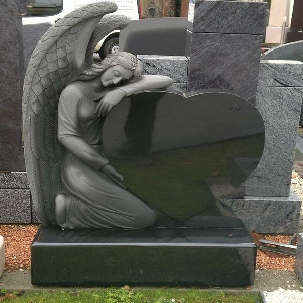 Wholesale granite angel headstone designs