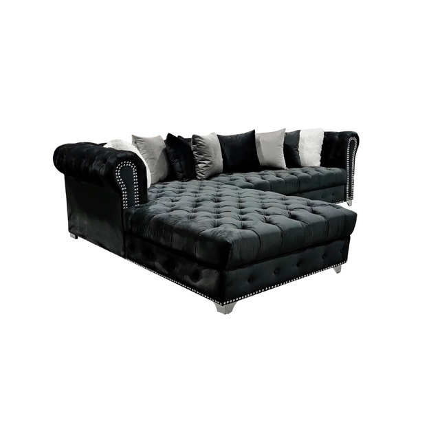 wholesale Sectional couch l shaped living room sofas fabric corner sofa set  furniture sofas sectionals