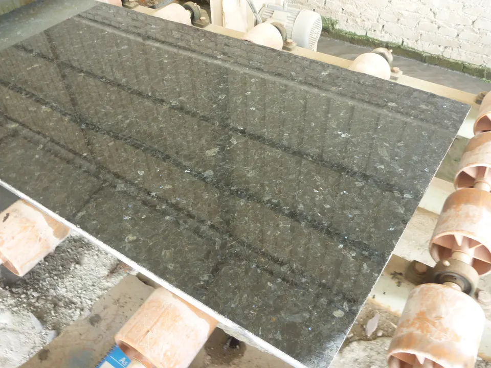 Polished granite slab Norwegian natural stone granite stone blue pearl jade outdoor decorative granite tiles