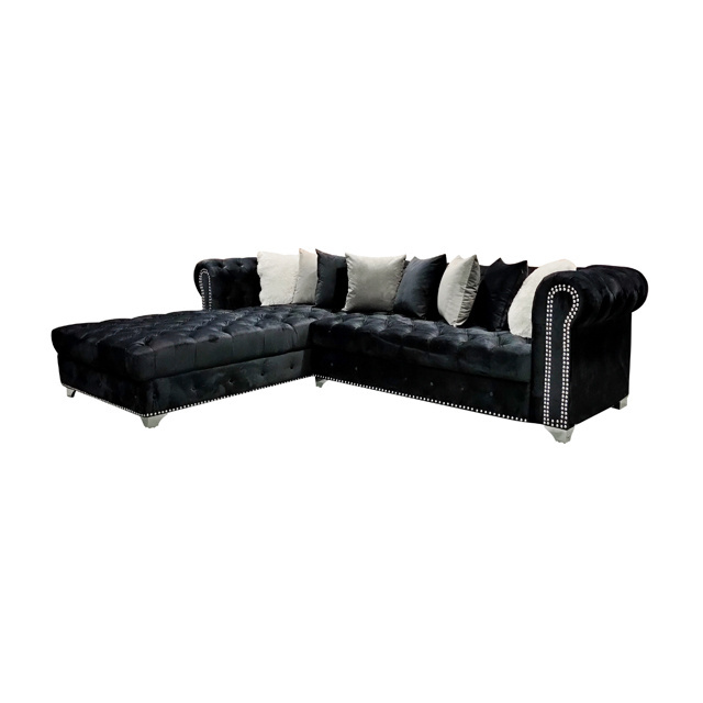 wholesale Sectional couch l shaped living room sofas fabric corner sofa set  furniture sofas sectionals