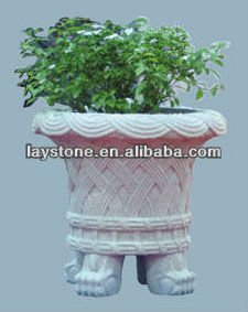 House Decor Luxury white marble onyx vases Interior Accessories Flat top vases hand carved stone vases