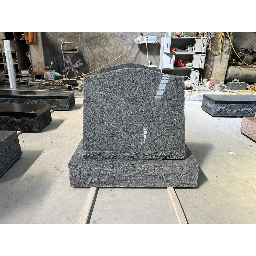 Ice blue granite monuments high quality gravestones wholesale polished monument granite marble tombstone