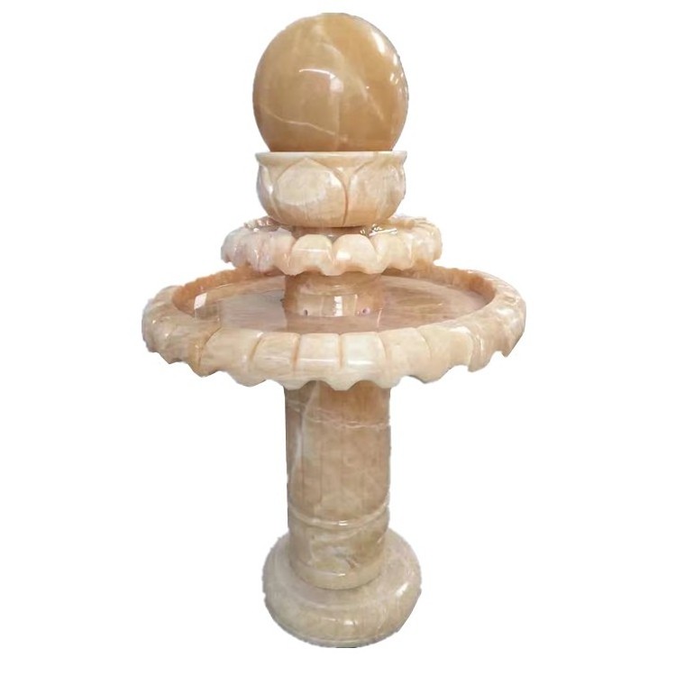 High quality classic water fountain indoor and outdoor decoration marble ball water fountain hand-carved natural stone fountain