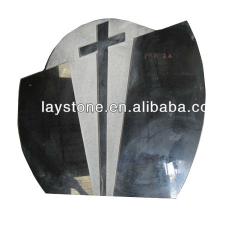 Cheap funeral tombstones and monuments polished granite monument cross granite gravestone