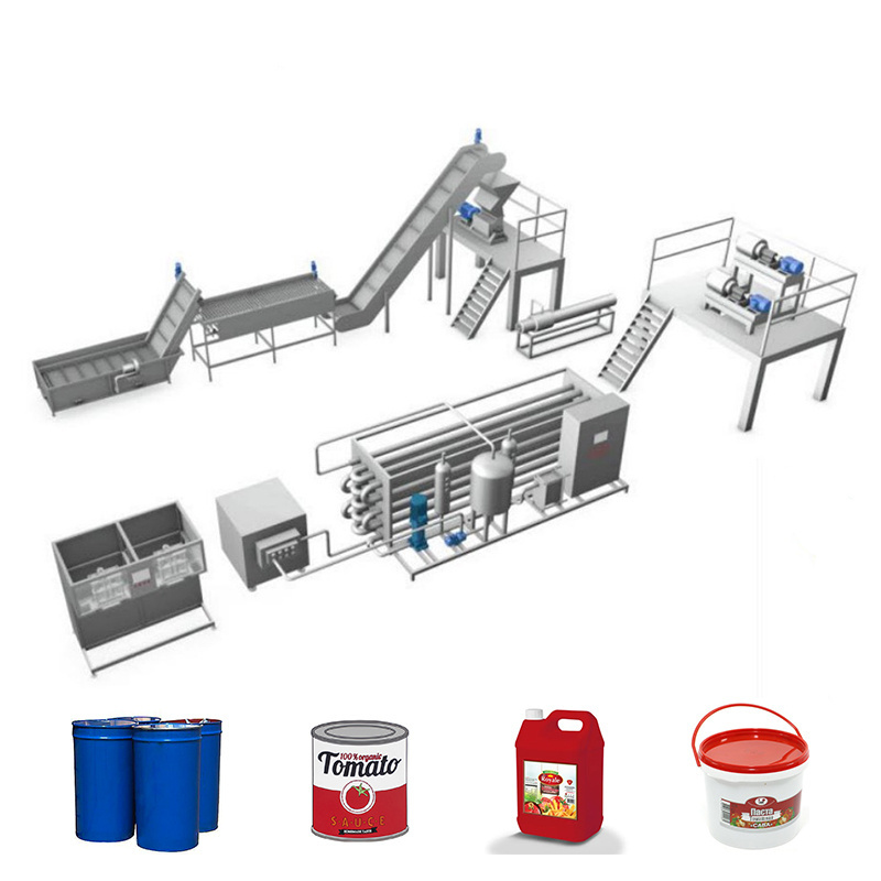 Fruit Processing Machine Tomato Paste Processing Machine Price Ketchup Making Machine