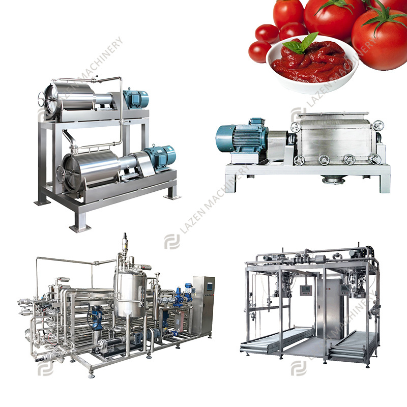 1-20T/H Tomato Paste Production Plant Tomato ketchup Making Machine tomato concentrate production line