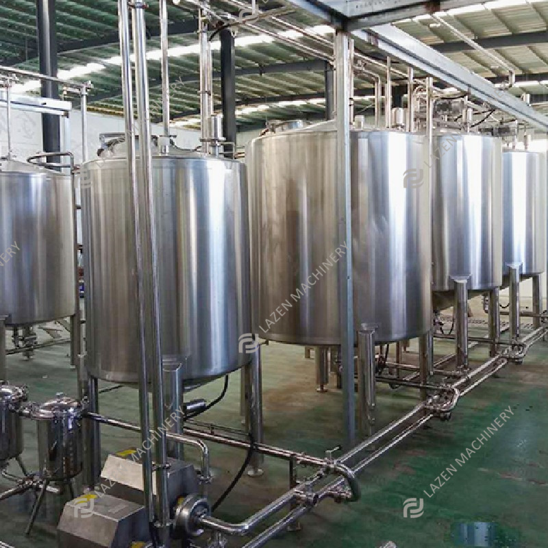 Automatic industrial  yogurt processing line