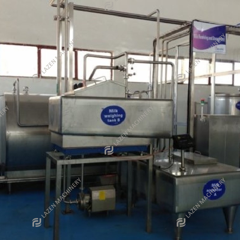 Automatic industrial  yogurt processing line