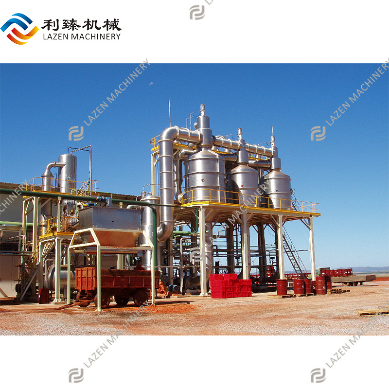 Steel Concentrator Tomato Paste Vacuum Evaporator Multiple-effect Evaporator