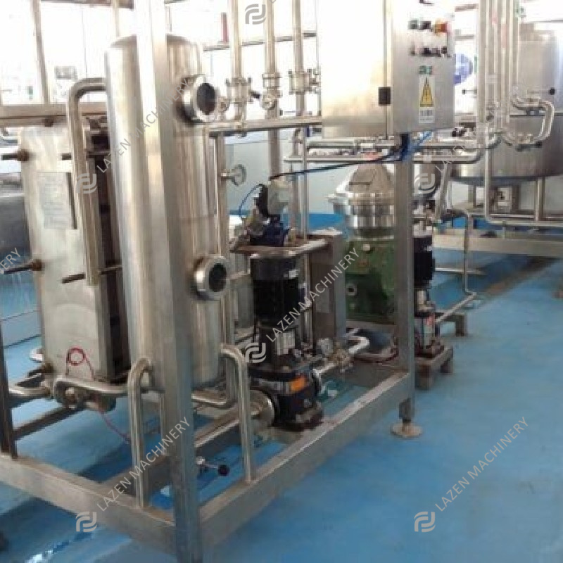 Automatic industrial  yogurt processing line