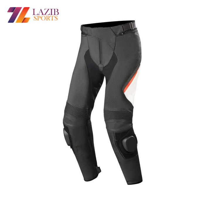 Unisex High Quality Cafe Racer Motorcycle Auto Racing Wear Leather Pant Motorcycle Men's Genuine Leather Pant