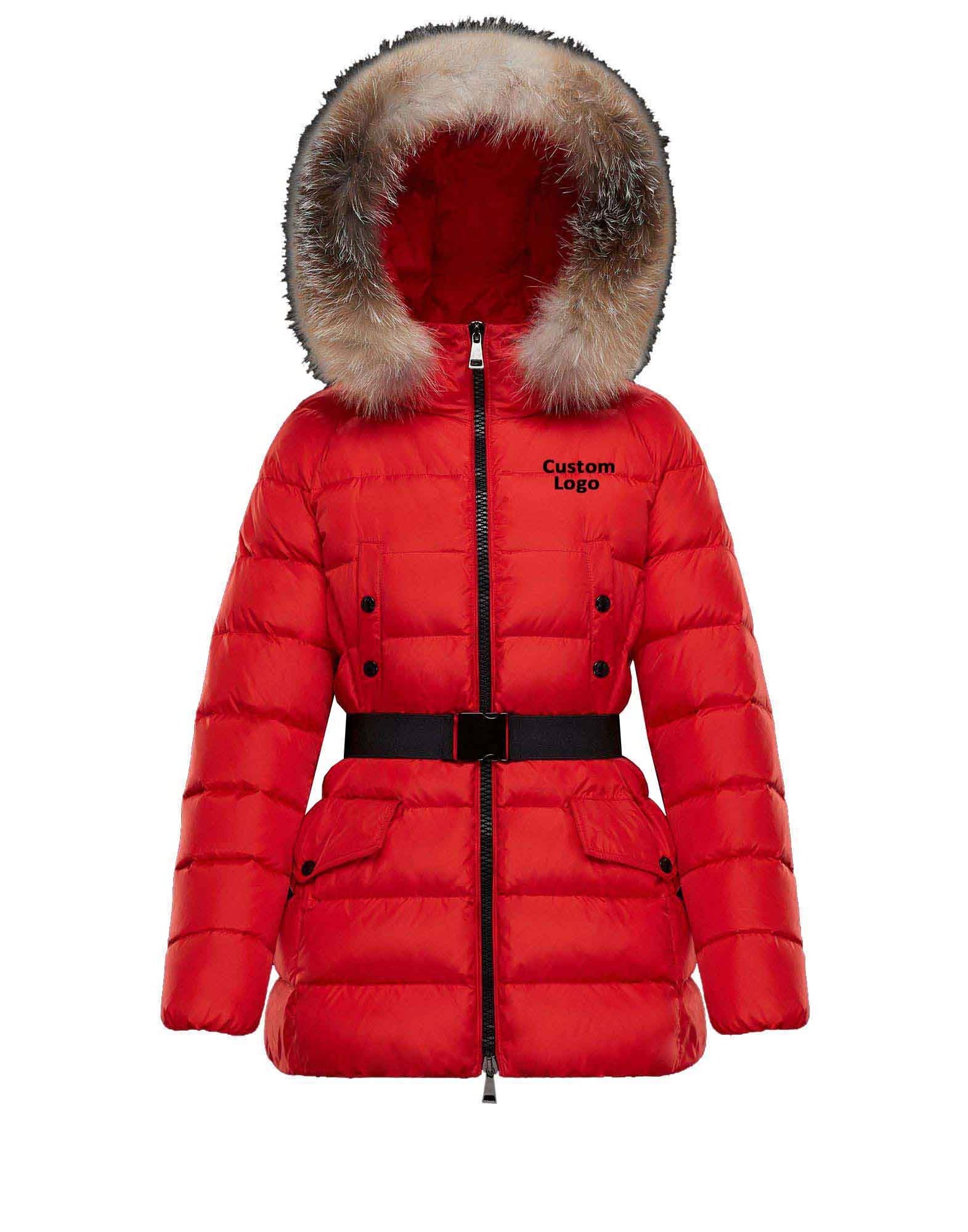 Women Puffer Jacket Women Shiny Puffer Coat Good Quality Shiny Windproof Coat Down Jackets With Real Fur